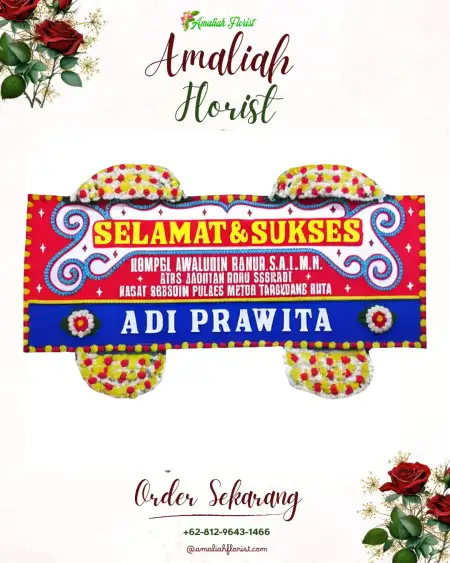 Papan Bunga Ucapan Selamat Randubango